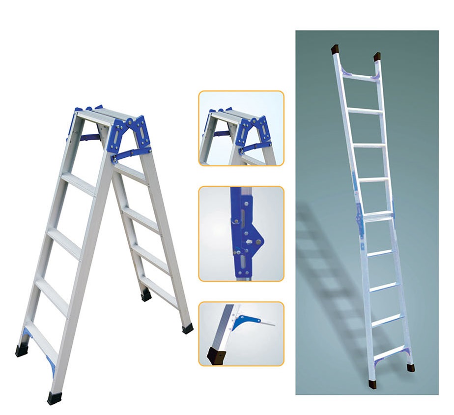 Aluminium Dual-Purpose Folding Ladder